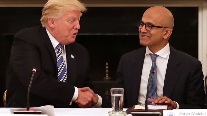 President & Microsoft CEO