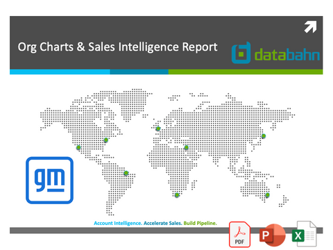 GM Org Chart & Sales Intelligence Report cover